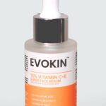 Evokin 15% Vitamin C + E Face Serum for Glowing & Brightening Skin | Reduce Dullness, Dark Spots & Uneven Skin Tone | Benefits of Vitamin C & E, Hyaluronic Acid & Moringa | 30 ml (Pack of 1)